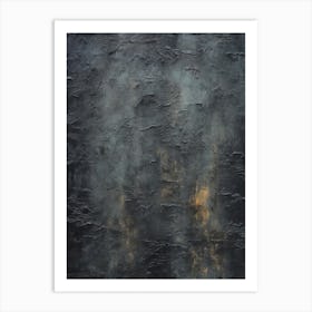 Black Art Textured 4 Art Print