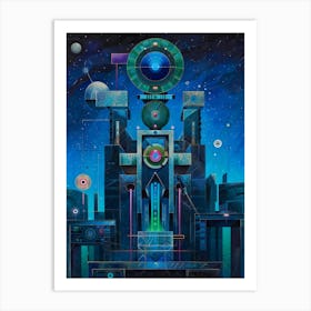 Space Station Art Print