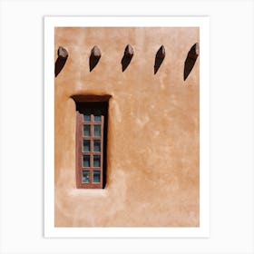 Santa Fe Style Home Art Print