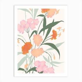 Flowers Pattern No.1 Art Print