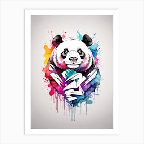 COLORFUL PANDA Art Print