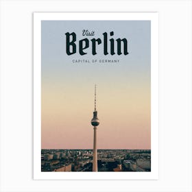 Berlin Capital Of Germany Art Print
