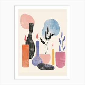 Abstract Vases And Objects 14 Art Print