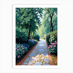 Path In The Park 1 Art Print