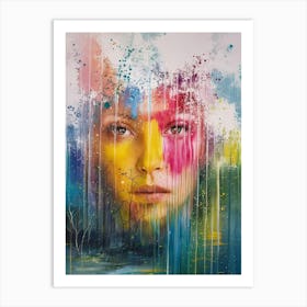 Abstract Of A Woman 37 Art Print