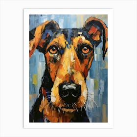 Modern Airedale Terrier 4 Art Print