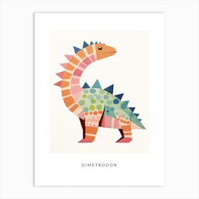 Nursery Dinosaur Art Dimetrodon 1 Poster Art Print