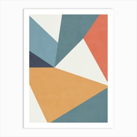Abstract Geometric - Al02 Art Print