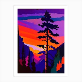 Forest Sunrise Art Print