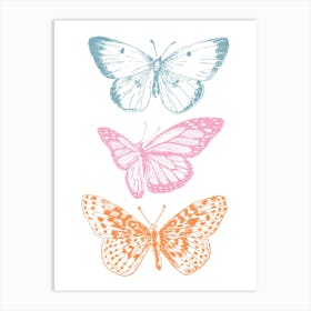 Butterflies Art Print