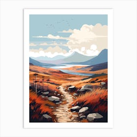 The Cateran Trail Scotland 3 Hiking Trail Landscape Art Print