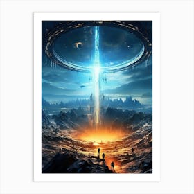 Spaceship 5 Art Print