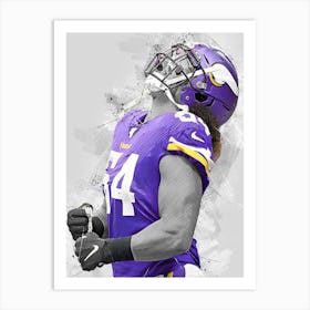 Eric Kendricks Minnesota Vikings Art Print