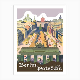 Berlin And Potsdam Art Print