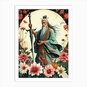 Chinese Sage Art Print