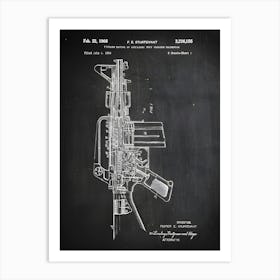 Ar 15 Patent Print Ar 15 Art Ar 15 Decor Gun Patent Ar 15 Gun Patent Gun Blueprint Patent Art Print Patent Print G1551 Art Print