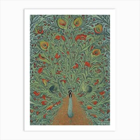 Peacock 35 Art Print