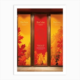 A Seamless Presentation Of Signs Set In An Abbot Point Style Reception Design With Warm Autumn Colo (4) 1 Art Print