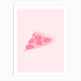Pink Pizza 1 Art Print