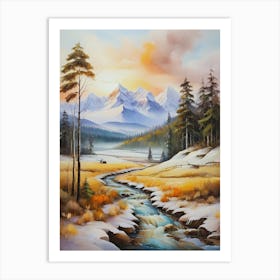 Winter Landscape 42 Art Print