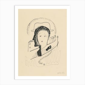 Couple, Mikuláš Galanda Art Print