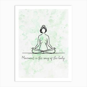 Yoga Lover Art Print