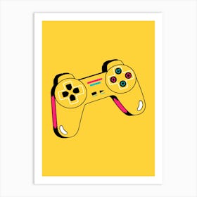 Video Game Controller Art Print