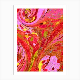 Abstract Swirls Art Print