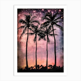 Palm Trees In The Sky 16 Art Print