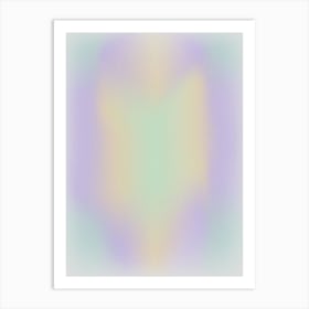 Pastel Squares Art Print