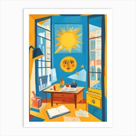 Sun In The Room Art Print