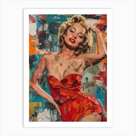 Pop Art Marilyn Monroe Art Print