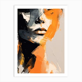 Abstract Of A Woman 3 Art Print