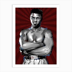 Ali Boxing Art Print