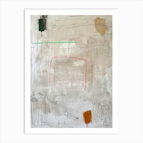 Abstract Painting 1962 Art Print