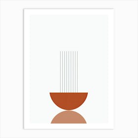 Baghdad Modular Forms Minimalist Bauhaus Art Print