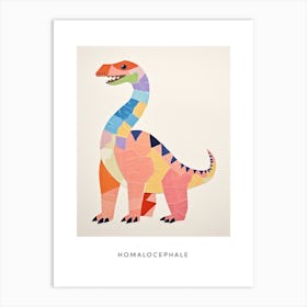 Nursery Dinosaur Art Homalocephale 1 Poster Art Print