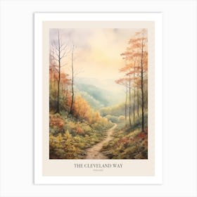 The Cleveland Way England Uk Trail Poster Art Print