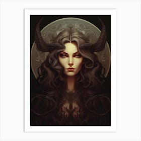 Lilith Jewish Mythology 1 Art Print
