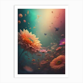 Floral beauty ³ Art Print