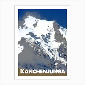 Kangchenjunga, Mountain, Nepal, Himalaya, Nature, Climbing, Wall Print Art Print