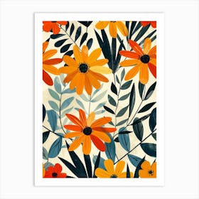 Namaqualand Daisy Groovy 19 Art Print