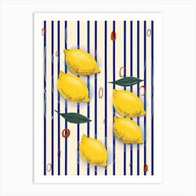 Summer Lemons 1 Art Print