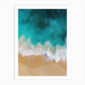 Aerial View Of A Beach 61 Art Print