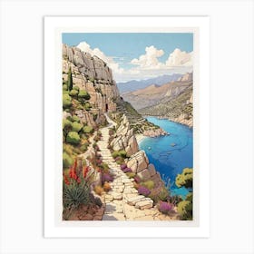 Path To The Sea 4 Art Print