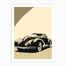 Classic Car Canvas Art Poster