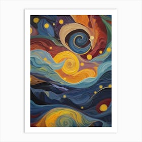 Starry Night 100 Art Print