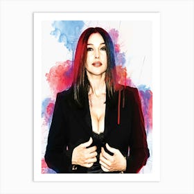 Monica Bellucci 3 Art Print