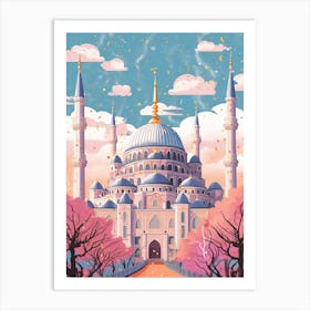 The Blue Mosque Istanbul Turkey Art Print