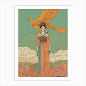 Phoenix Boho 2 Art Print